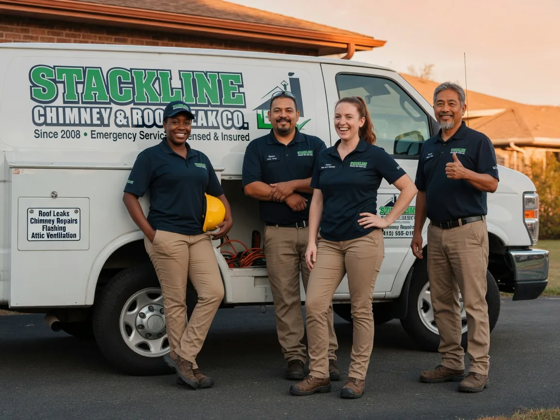 Chimney flashing repair company in Troy, IL